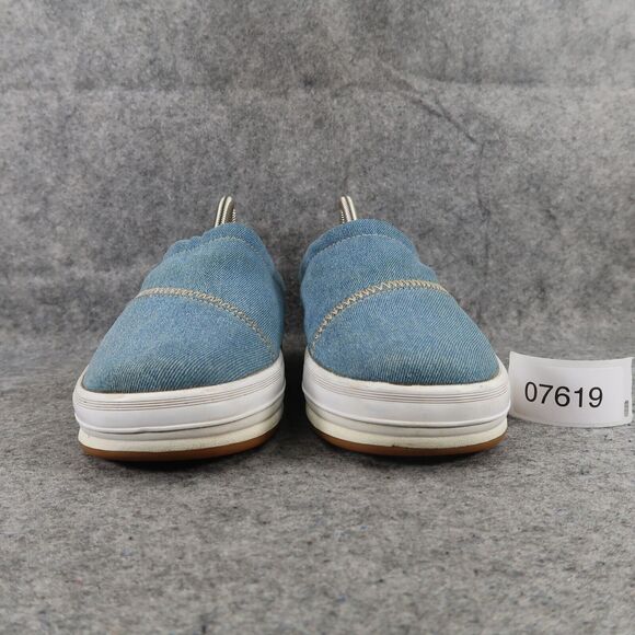 Keds Shoes Womens 8 Clog Mule Sneaker Slip On Pure Fit Comfort Denim Y2k Fashion - Picture 3 of 13